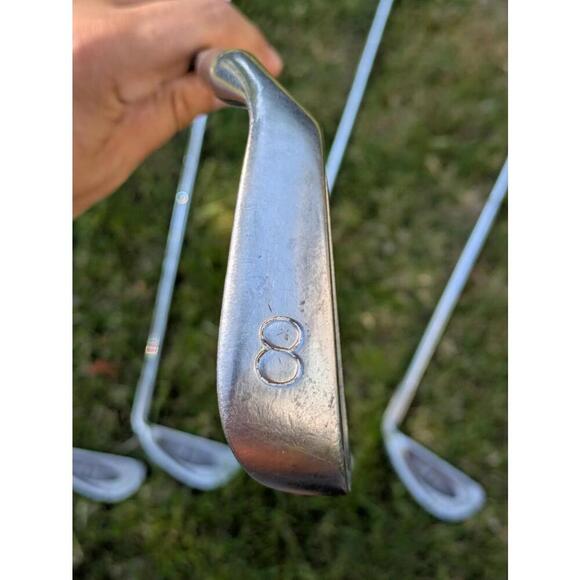 Vintage Original Ping Cat Eye Black Karsten 3, 5-9 Irons Set Steel Shaft RH-Read - Picture 8 of 15